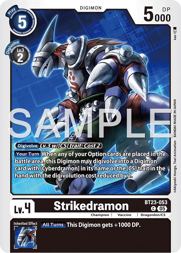 Image of Strikedramon [BT23-053] [Hackers' Slumber]