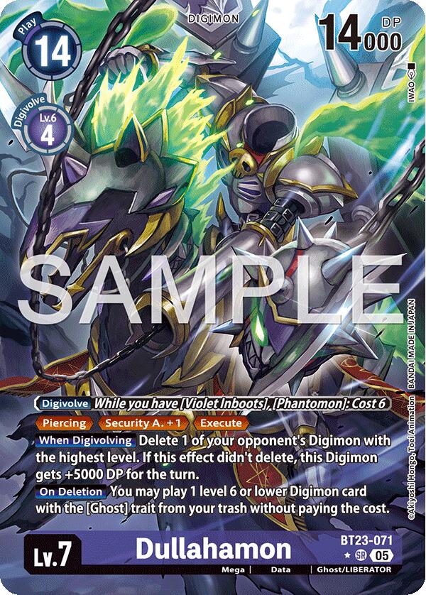 Image of Dullahamon [BT23-071] (Alternate Art) [Hackers' Slumber]