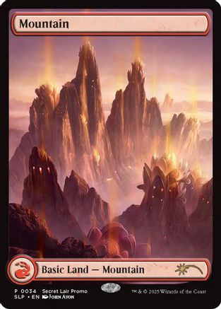 Image of Mountain (0034) [Secret Lair Showdown]