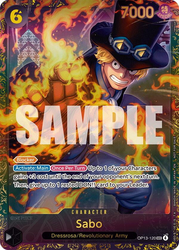 Image of Sabo (Store Treasure Cup 2025) [One Piece Promotion Cards]