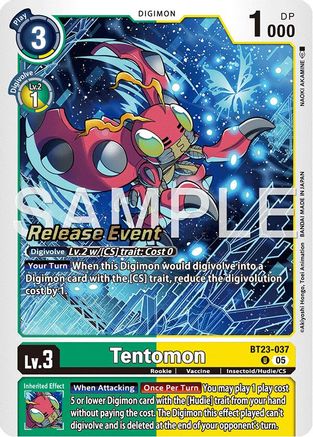 Image of Tentomon (BT23-037) - Hackers' Slumber Release Event Cards