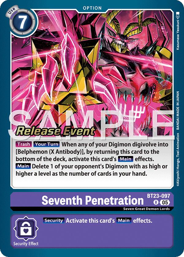 Image of Seventh Penetration [BT23-097] [Hackers' Slumber Release Event Cards]