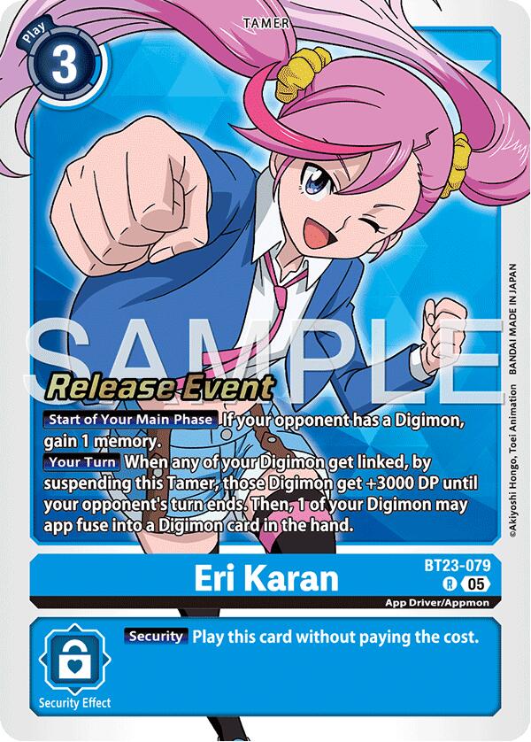 Image of Eri Karan [BT23-079] [Hackers' Slumber Release Event Cards]
