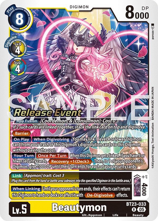 Image of Beautymon [BT23-033] [Hackers' Slumber Release Event Cards]