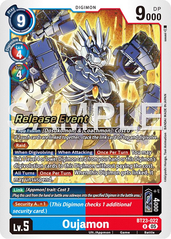 Image of Oujamon [BT23-022] [Hackers' Slumber Release Event Cards]