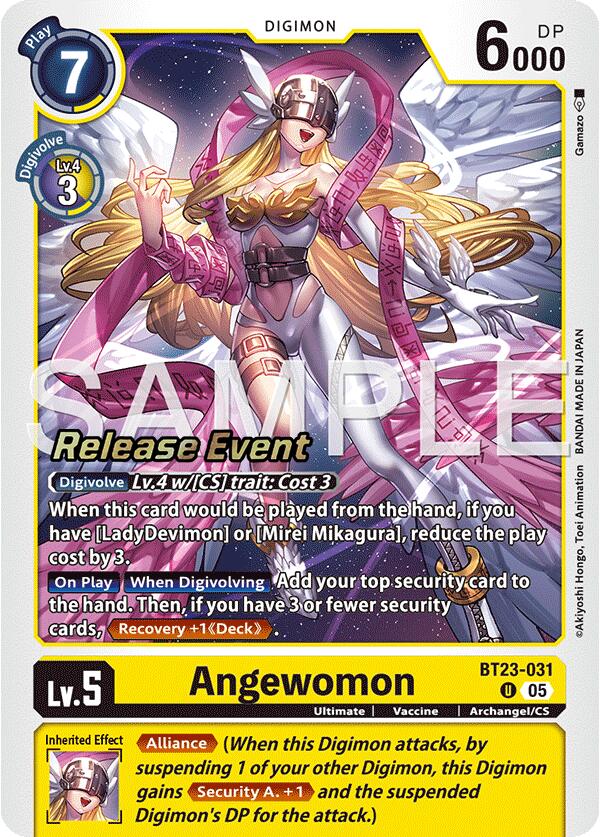 Image of Angewomon [BT23-031] [Hackers' Slumber Release Event Cards]