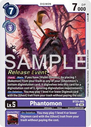 Image of Phantomon [BT23-065] [Hackers' Slumber Release Event Cards]