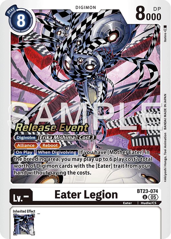 Image of Eater Legion [BT23-074] [Hackers' Slumber Release Event Cards]