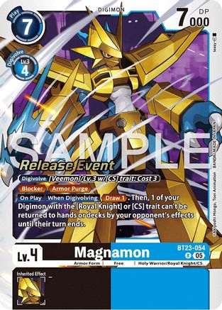 Image of Magnamon [BT23-054] [Hackers' Slumber Release Event Cards]