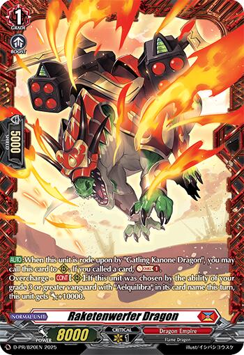 Image of Raketenwerfer Dragon (D-PR/820EN) [D Promo Cards]