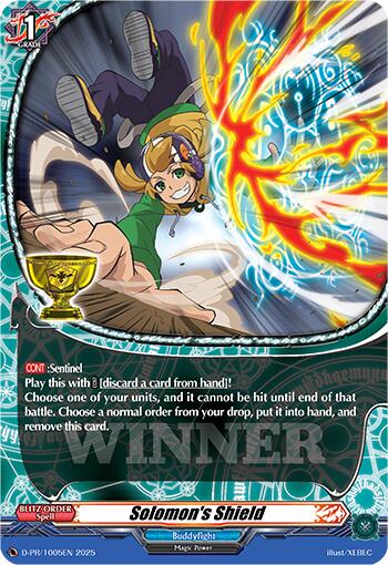 Image of Solomon's Shield (D-PR/1005EN) [D Promo Cards]