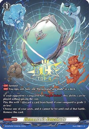 Image of Elementaria Sanctitude (BCS2526/VGS03a) [Bushiroad Event Cards]
