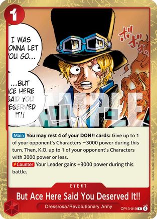 Image of But Ace Here Said You Deserved It!! [Carrying On His Will]