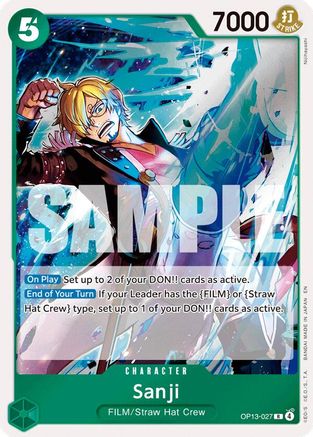 Image of Sanji [Carrying On His Will]