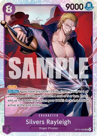 Image of Silvers Rayleigh [Carrying On His Will]
