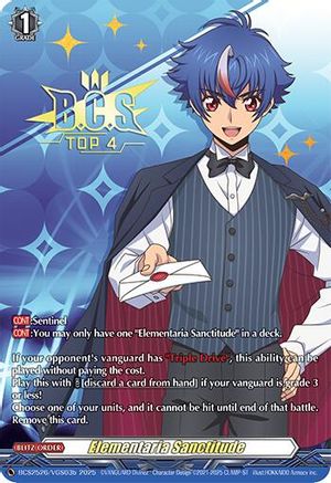 Image of Elementaria Sanctitude (BCS2526/VGS03b) [Bushiroad Event Cards]