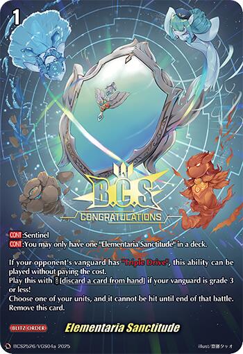 Image of Elementaria Sanctitude (BCS2526/VGS04a) [D Promo Cards]