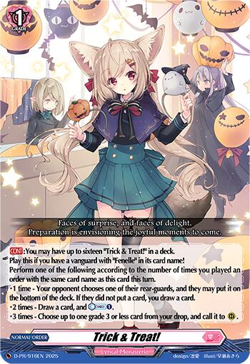 Image of Trick & Treat! (D-PR/916EN) [D Promo Cards]