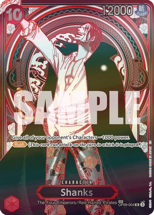 Image of Shanks (OP09-004) (SP) (Silver) [Carrying On His Will]