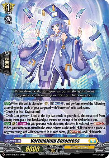 Image of Verticalong Sorceress (D-PR/920EN) [D Promo Cards]