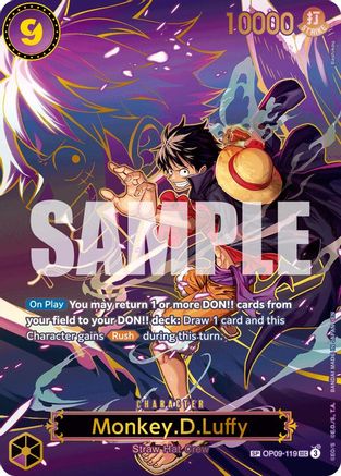 Image of Monkey.D.Luffy (OP09-119) (SP) [Carrying On His Will]
