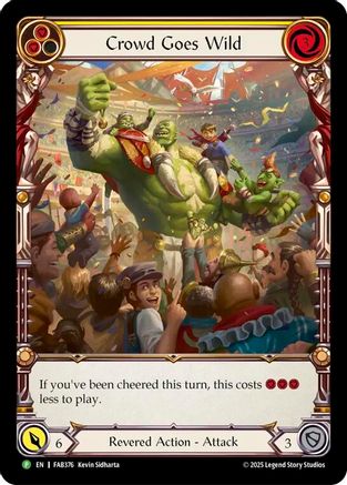 Image of Crowd Goes Wild (Cold Foil) [FAB376] (Promo)  Cold Foil