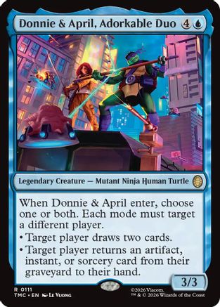 Image of Donnie & April, Adorkable Duo [Teenage Mutant Ninja Turtles Commander]