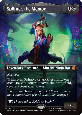 Image of Splinter, the Mentor (Borderless) [Teenage Mutant Ninja Turtles Commander]