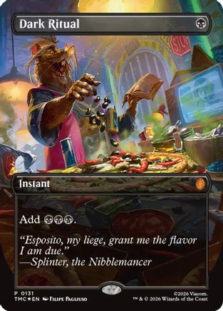 Image of Dark Ritual (Borderless) [Teenage Mutant Ninja Turtles Commander]