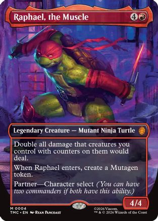 Image of Raphael, the Muscle (Borderless) [Teenage Mutant Ninja Turtles Commander]