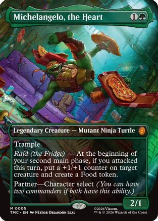 Image of Michelangelo, the Heart (Borderless) [Teenage Mutant Ninja Turtles Commander]