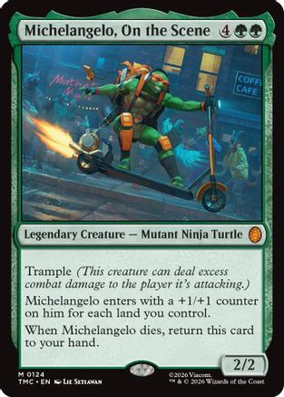 Image of Michelangelo, On the Scene [Teenage Mutant Ninja Turtles Commander]