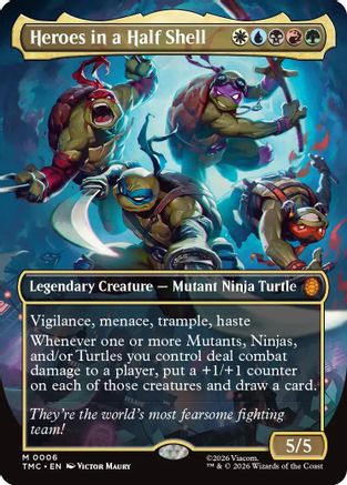 Image of Heroes in a Half Shell (Borderless) [Teenage Mutant Ninja Turtles Commander]