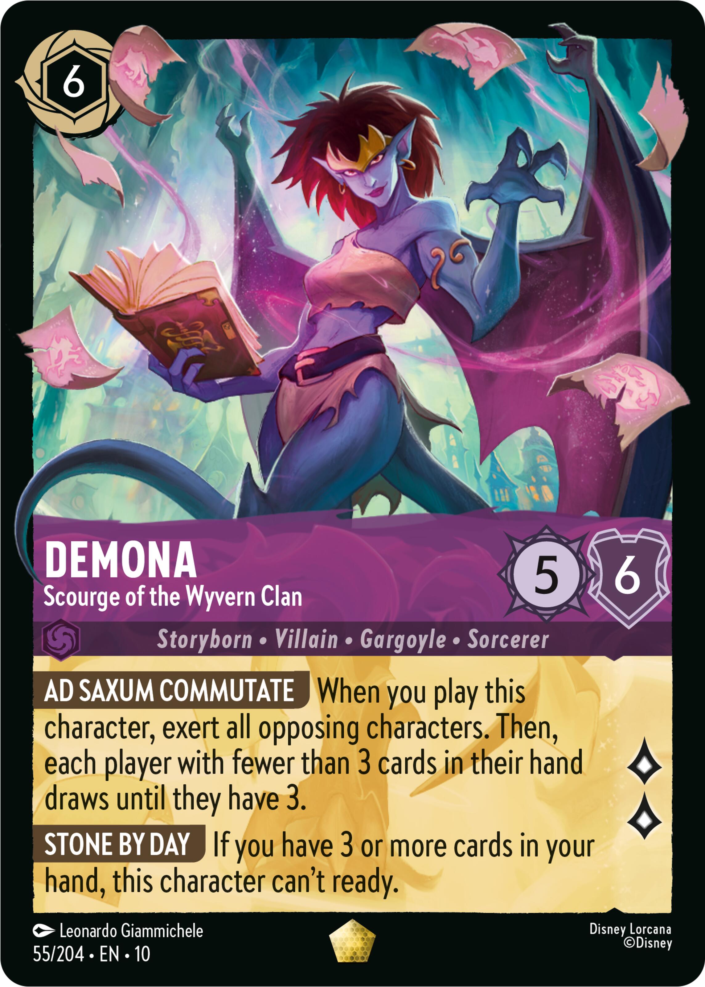 Image of Demona - Scourge of the Wyvern Clan (55/204) [Whispers in the Well]