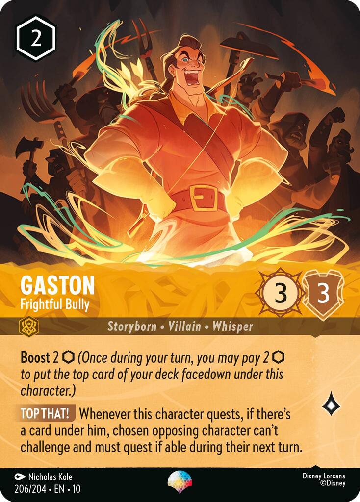 Image of Gaston - Frightful Bully (Epic) (206/204) [Whispers in the Well]