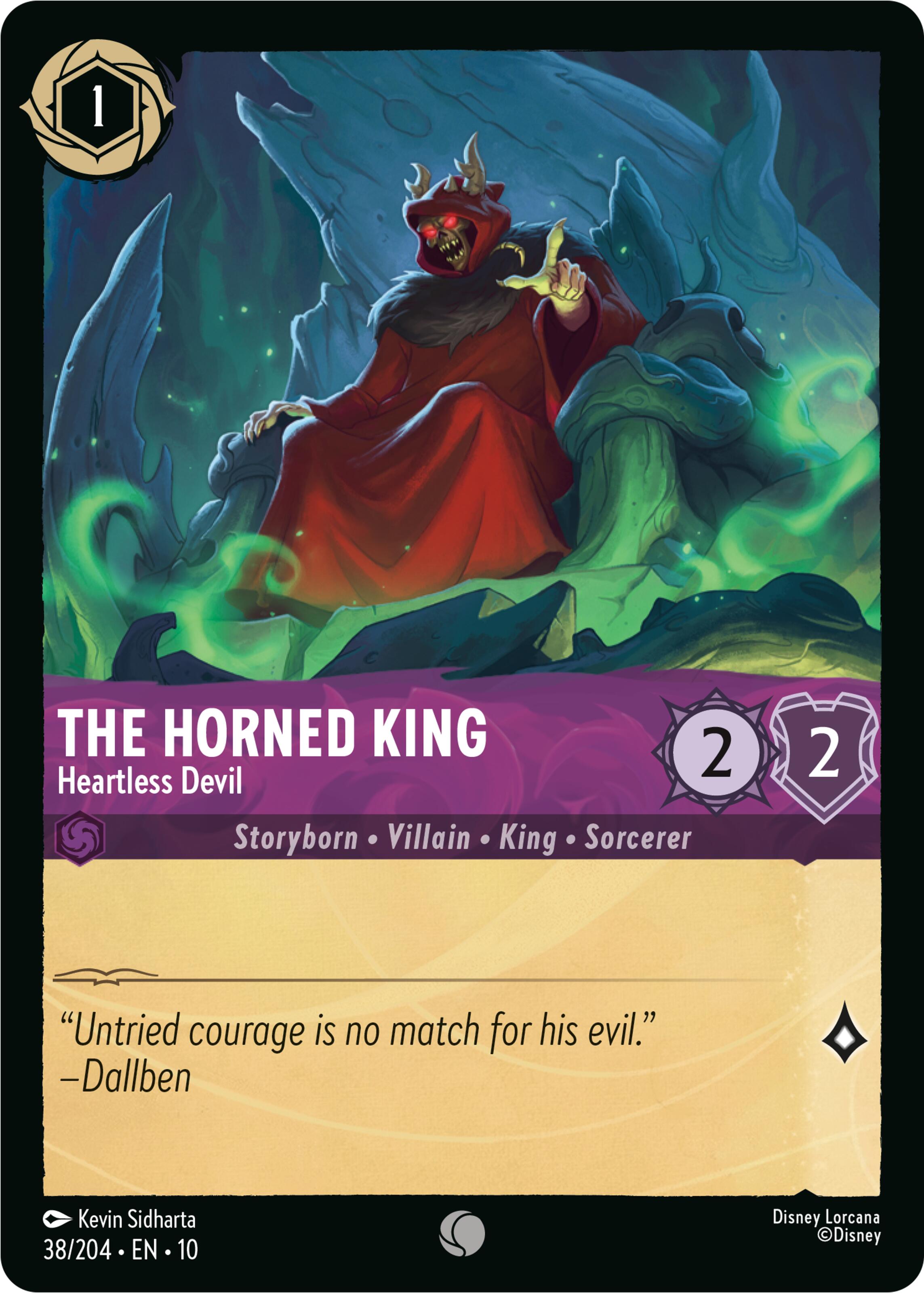 Image of The Horned King - Heartless Devil (38/204) [Whispers in the Well]