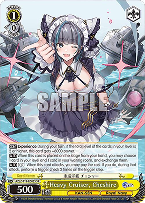 Image of Heavy Cruiser, Cheshire (AZL/S119-E002S SR) [Azur Lane Vol. 2]
