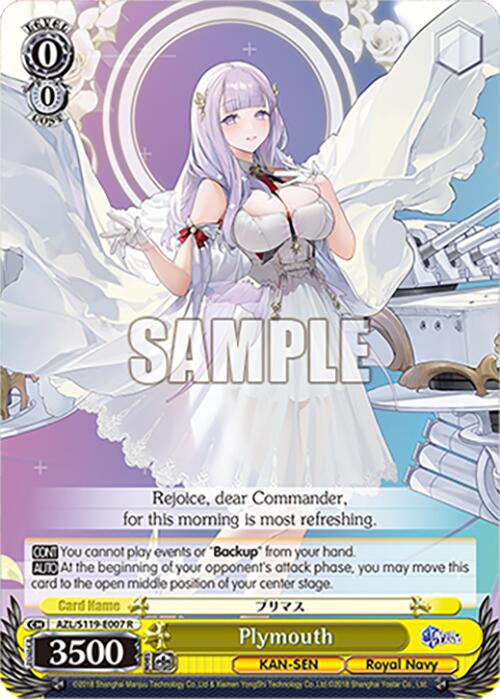 Image of Plymouth (AZL/S119-E007 R) [Azur Lane Vol. 2]