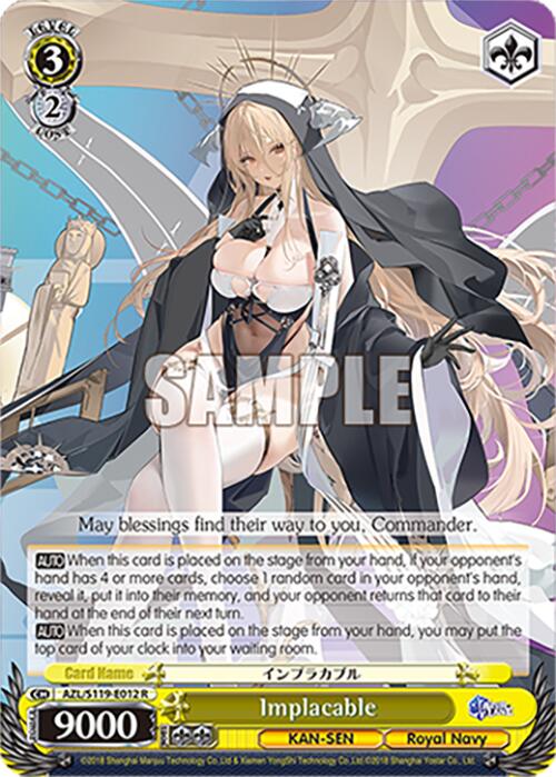 Image of Implacable (AZL/S119-E012 R) [Azur Lane Vol. 2]