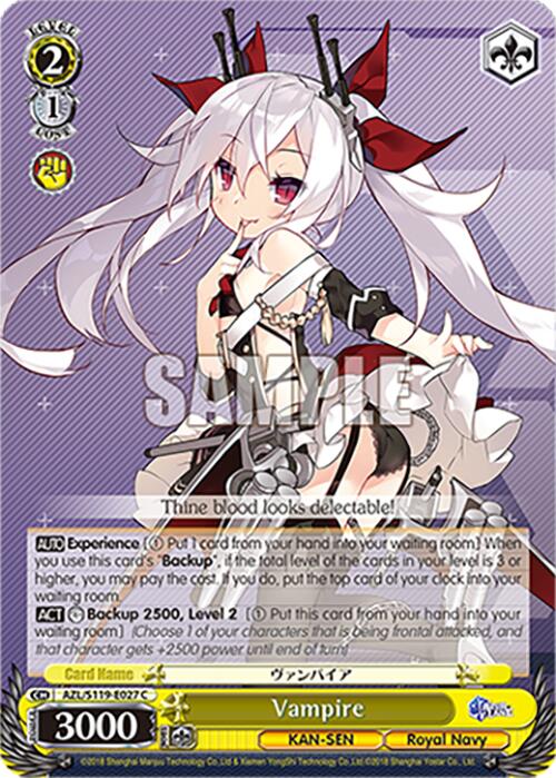 Image of Vampire (AZL/S119-E027 C) [Azur Lane Vol. 2]