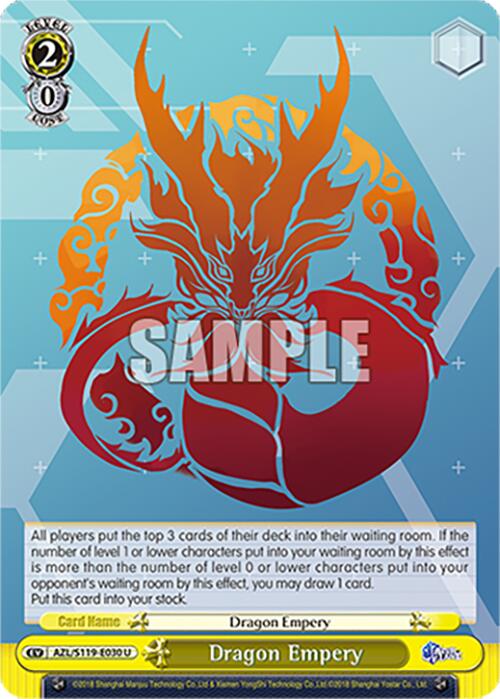 Image of Dragon Empery (AZL/S119-E030 U) [Azur Lane Vol. 2]