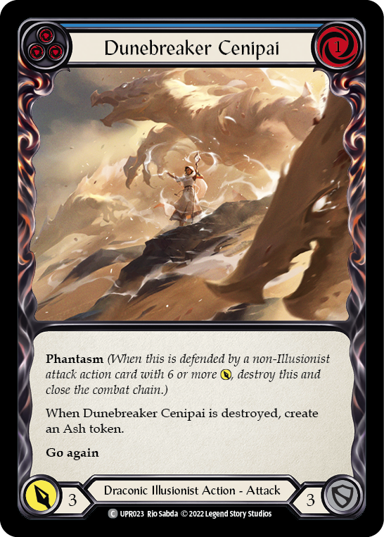 Image of Dunebreaker Cenipai (Blue) [UPR023] (Uprising)