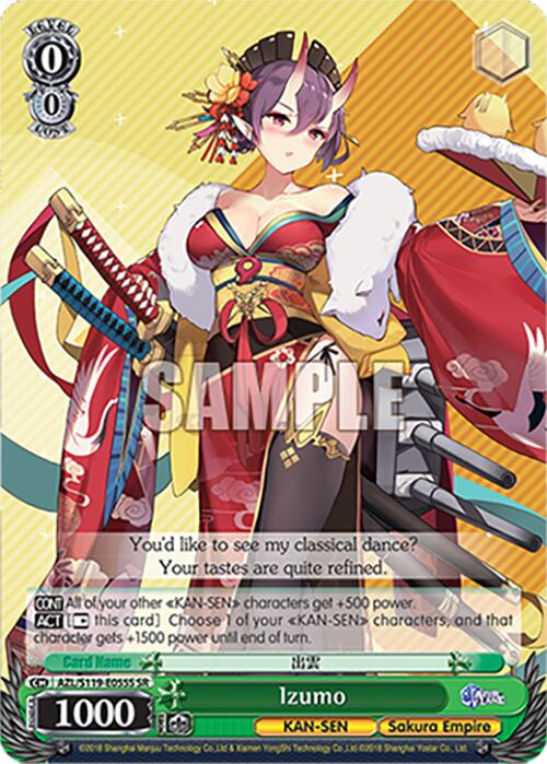 Image of Izumo (AZL/S119-E055S SR) [Azur Lane Vol. 2]