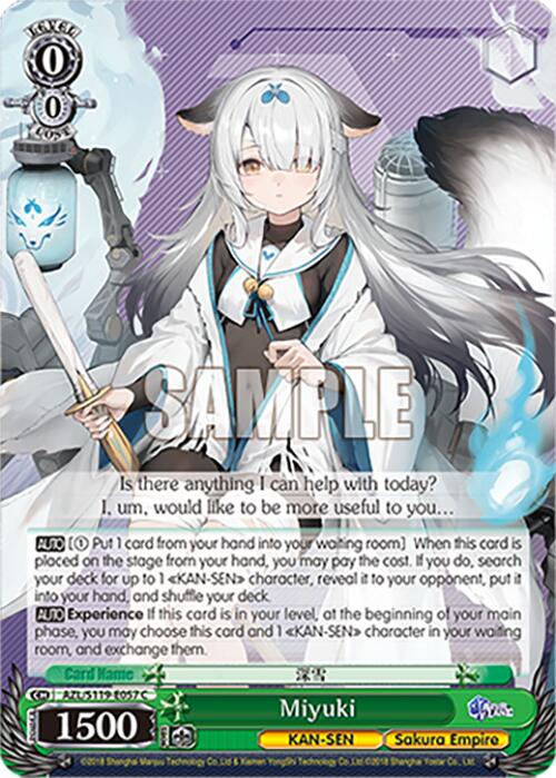 Image of Miyuki (AZL/S119-E057 C) [Azur Lane Vol. 2]