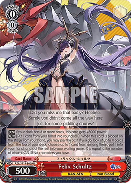 Image of Felix Schultz (AZL/S119-E069 R) [Azur Lane Vol. 2]