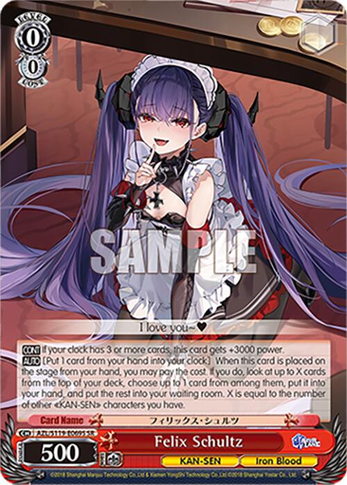 Image of Felix Schultz (AZL/S119-E069S SR) [Azur Lane Vol. 2]