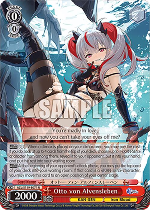 Image of Otto von Alvensleben (AZL/S119-E071 R) [Azur Lane Vol. 2]