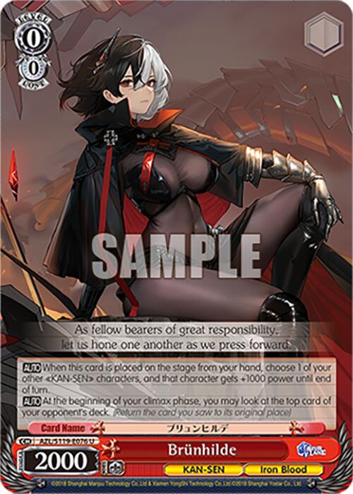 Image of Brunhilde (AZL/S119-E076 U) [Azur Lane Vol. 2]