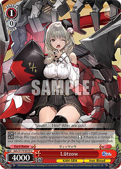 Image of Lutzow (AZL/S119-E079 U) [Azur Lane Vol. 2]