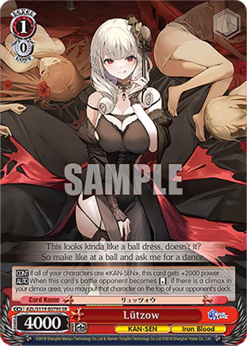 Image of Lutzow (AZL/S119-E079S SR) [Azur Lane Vol. 2]